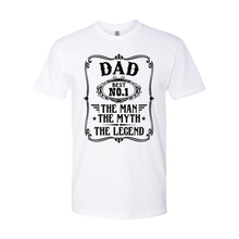 Load image into Gallery viewer, Number 1 Dad Legend Tee
