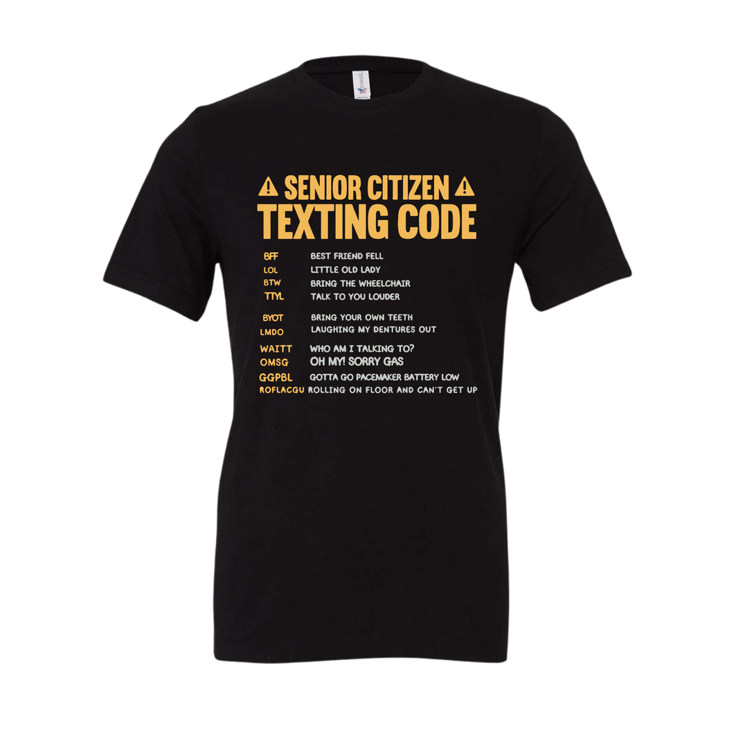 Senior Texting Code
